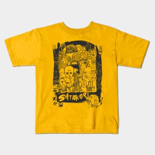 Krakataurus Gray Kids T-Shirt